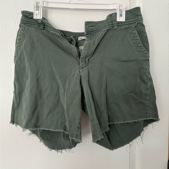 Lee Green Cargo Shorts Relaxed Fit Cotton - Picture 1 of 5